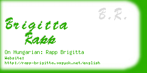 brigitta rapp business card